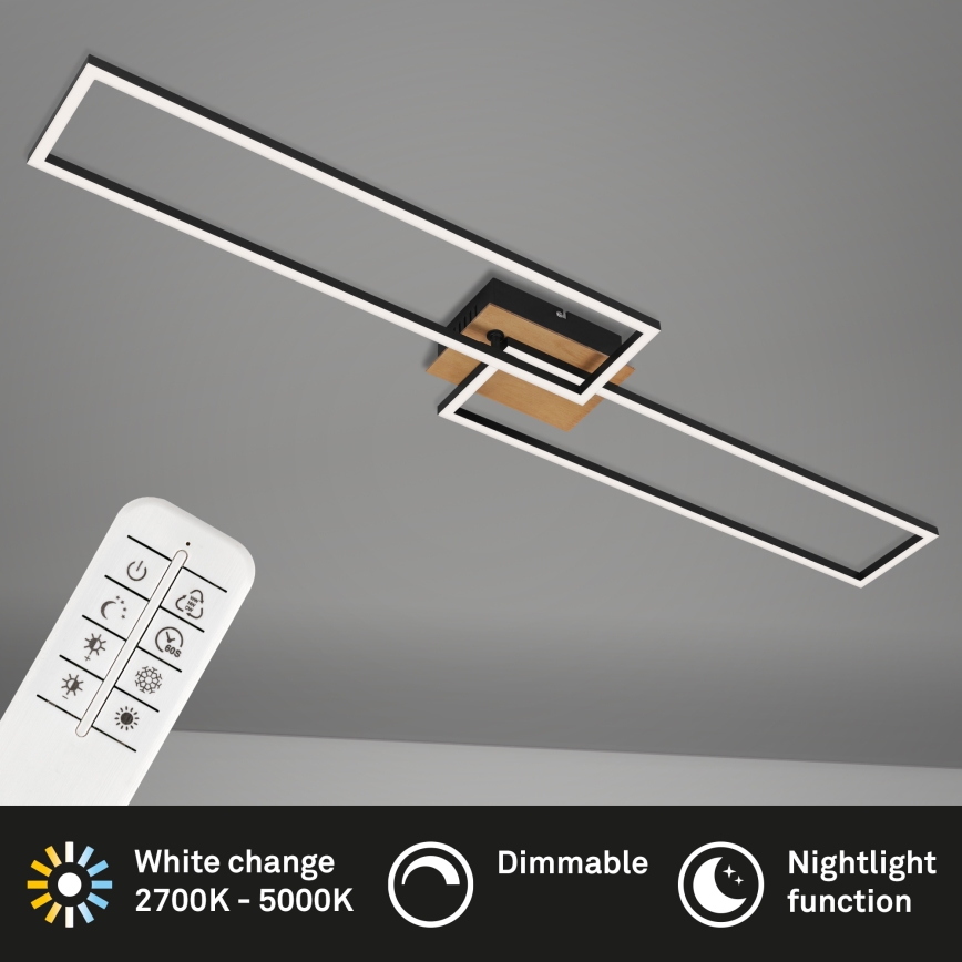 Brilo - LED loftlampe dæmpbar FRAME 2xLED/20W/230V 2700-5000K + fjernbetjening