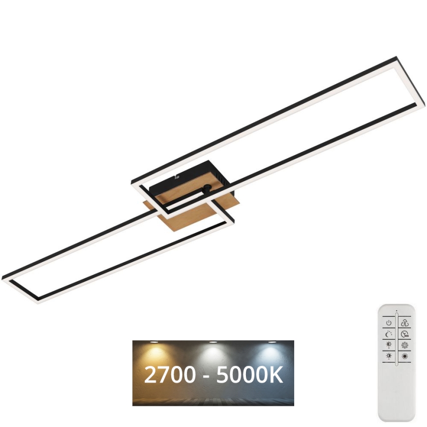 Brilo - LED loftlampe dæmpbar FRAME 2xLED/20W/230V 2700-5000K + fjernbetjening
