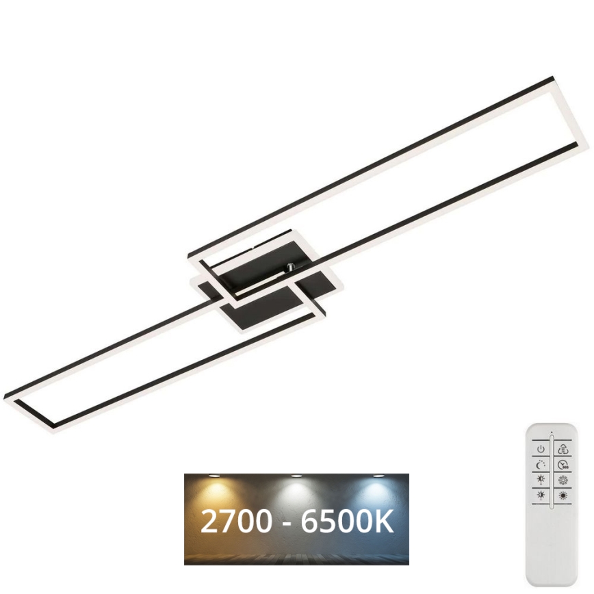 Brilo - LED loftlampe dæmpbar FRAME 2xLED/20W/230V 2700-6500K + fjernbetjening