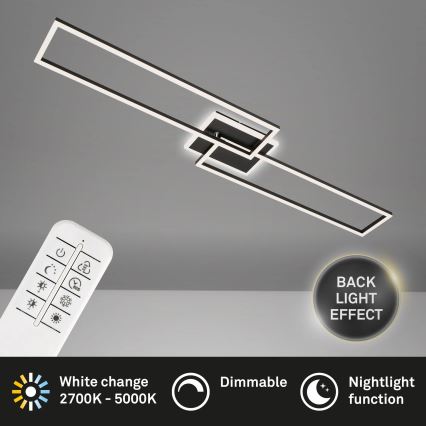 Brilo - LED loftlampe dæmpbar FRAME 2xLED/20W/230V 2700-6500K + fjernbetjening