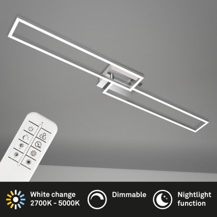 Brilo - LED loftlampe dæmpbar FRAME 2xLED/20W/230V 2700-5000K + fjernbetjening