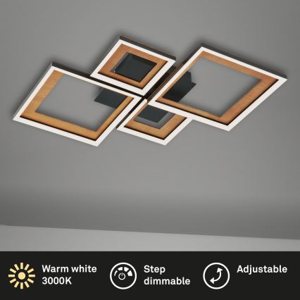 Brilo - LED loftlampe dæmpbar FRAME LED/38W/230V