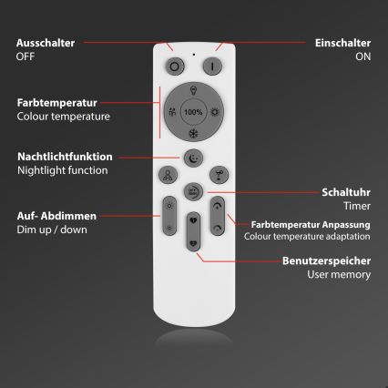 Brilo - LED loftlampe dæmpbar FRAME LED/40W/230V 2700-5000K Wi-Fi Tuya + fjernbetjening