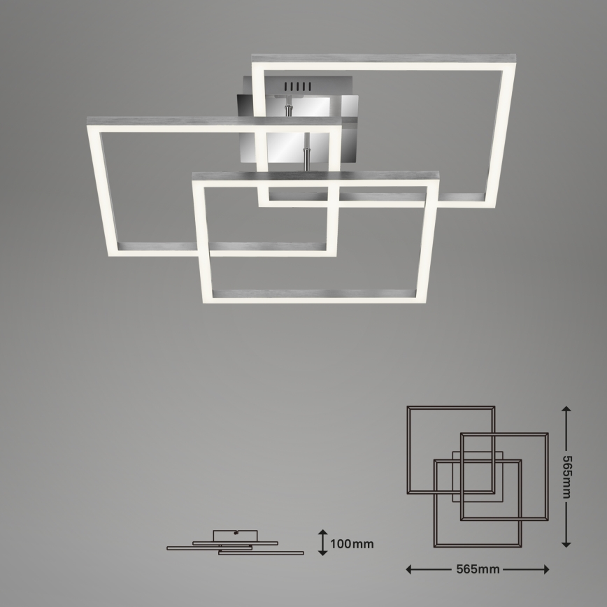 Brilo - LED loftlampe dæmpbar FRAME LED/40W/230V 2700-5000K Wi-Fi Tuya + fjernbetjening