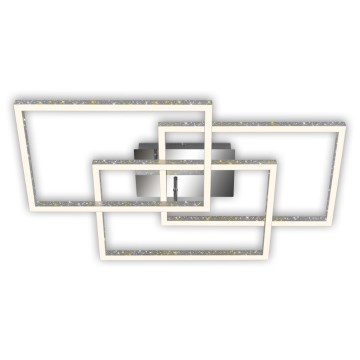 Brilo - LED loftlampe dæmpbar FRAME LED/57W/230V 3000K mat krom