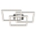 Brilo - LED loftlampe dæmpbar FRAME LED/57W/230V 3000K mat krom