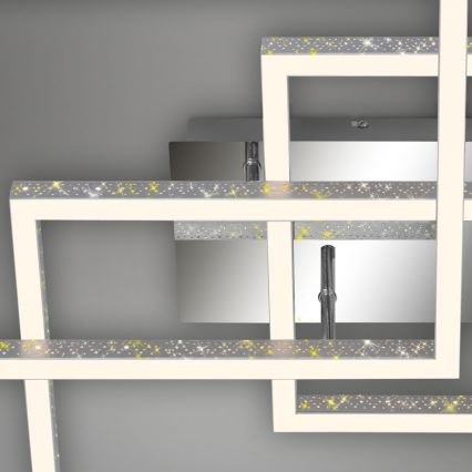 Brilo - LED loftlampe dæmpbar FRAME LED/57W/230V 3000K mat krom