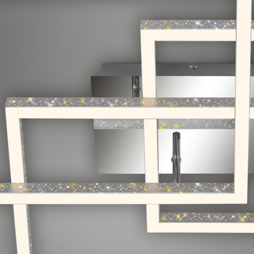 Brilo - LED loftlampe dæmpbar FRAME LED/57W/230V 3000K mat krom