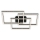Brilo - LED loftlampe dæmpbar FRAME LED/57W/230V 3000K sort