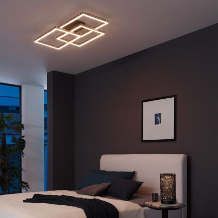 Brilo - LED loftlampe dæmpbar FRAME LED/57W/230V 3000K sort