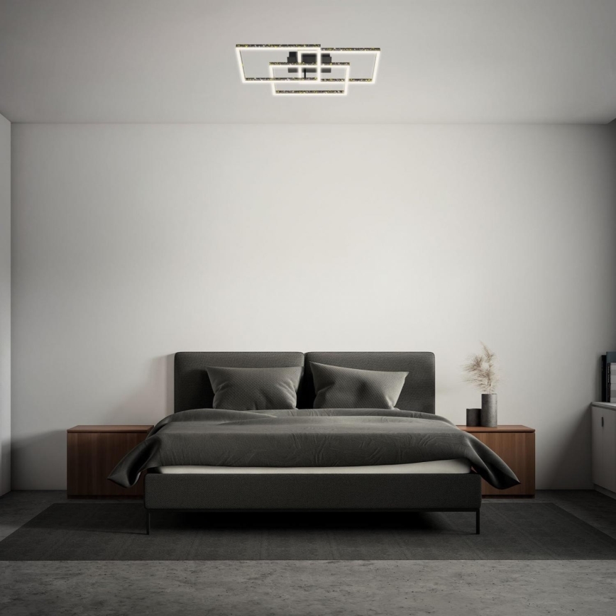 Brilo - LED loftlampe dæmpbar FRAME LED/57W/230V 3000K sort