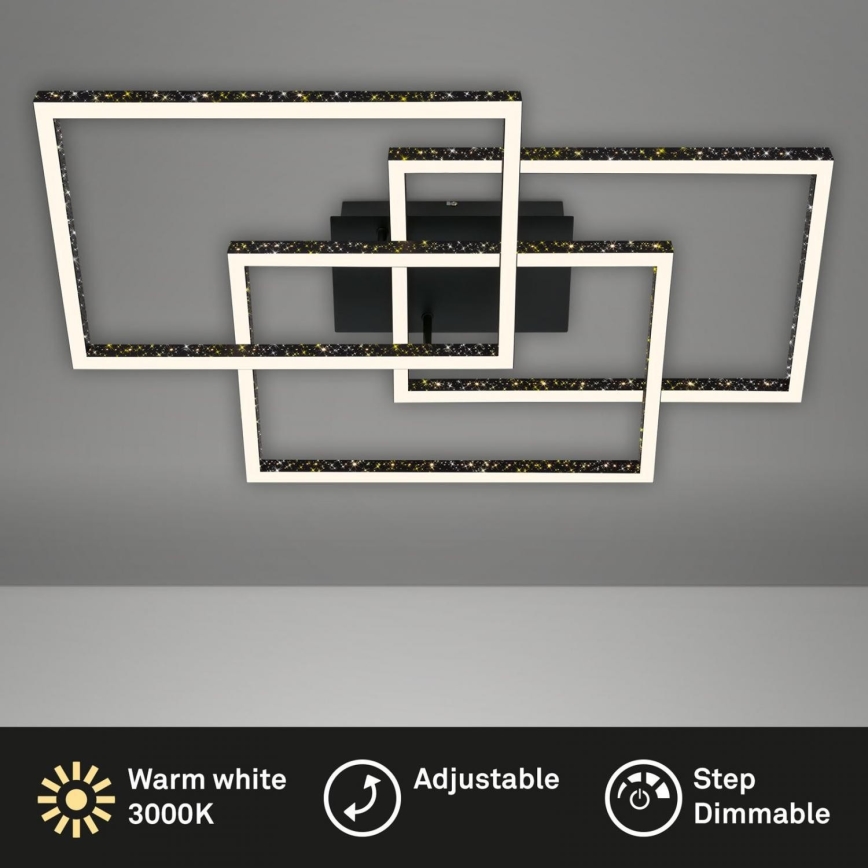Brilo - LED loftlampe dæmpbar FRAME LED/57W/230V 3000K sort
