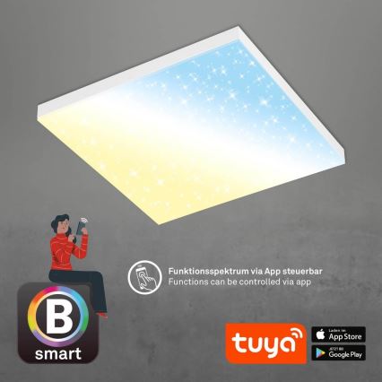 Brilo - LED loftlampe dæmpbar FRAMELESS LED/24W/230V 3000-6500K Wi-Fi Tuya + fjernbetjening