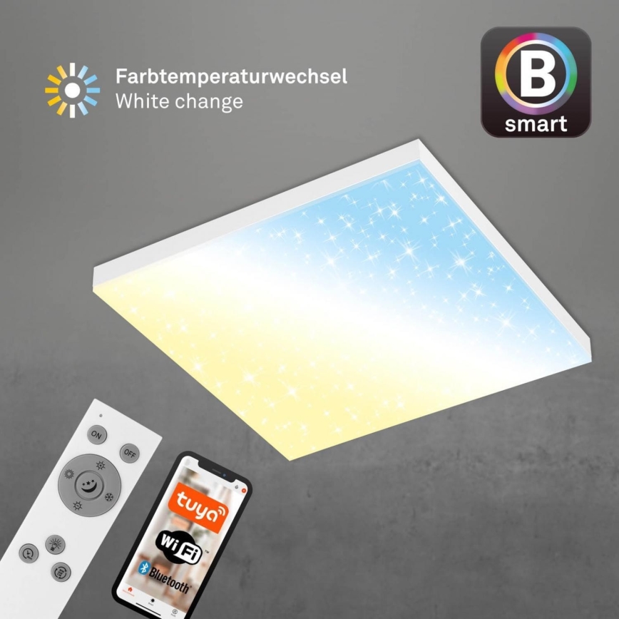 Brilo - LED loftlampe dæmpbar FRAMELESS LED/24W/230V 3000-6500K Wi-Fi Tuya + fjernbetjening