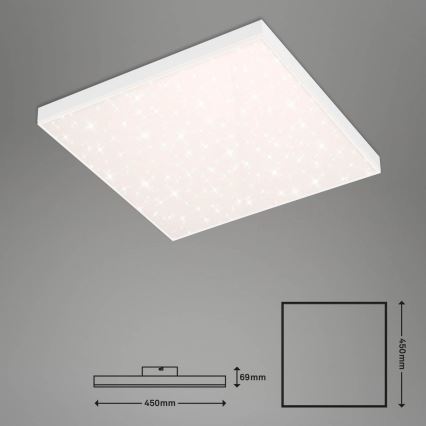 Brilo - LED loftlampe dæmpbar FRAMELESS LED/24W/230V 3000-6500K Wi-Fi Tuya + fjernbetjening