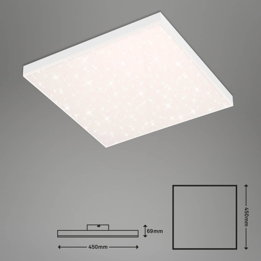 Brilo - LED loftlampe dæmpbar FRAMELESS LED/24W/230V 3000-6500K Wi-Fi Tuya + fjernbetjening