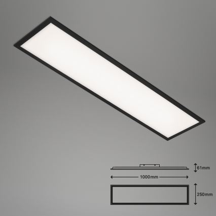 Brilo - LED loftlampe dæmpbar PIATTO LED/24W/230V 3000-6500K 100x25 cm + fjernbetjening