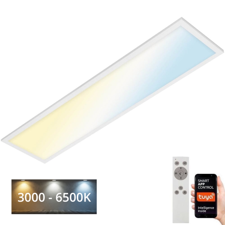 Brilo - LED loftlampe dæmpbar PIATTO LED/28W/230V 3000-6500K Wi-Fi Tuya + fjernbetjening