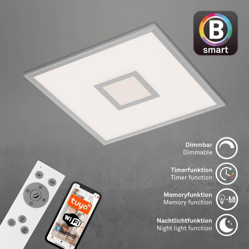 Brilo - LED loftlampe dæmpbar RGB-farver CENTRO LED/24W/230V 2700-6500K Wi-Fi Tuya + fjernbetjening