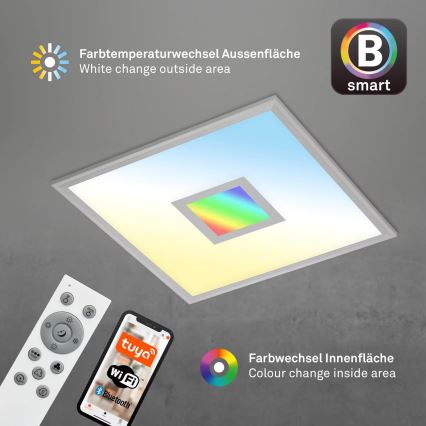 Brilo - LED loftlampe dæmpbar RGB-farver CENTRO LED/24W/230V 2700-6500K Wi-Fi Tuya + fjernbetjening