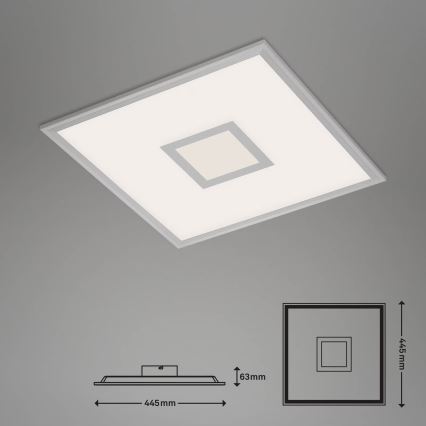 Brilo - LED loftlampe dæmpbar RGB-farver CENTRO LED/24W/230V 2700-6500K Wi-Fi Tuya + fjernbetjening