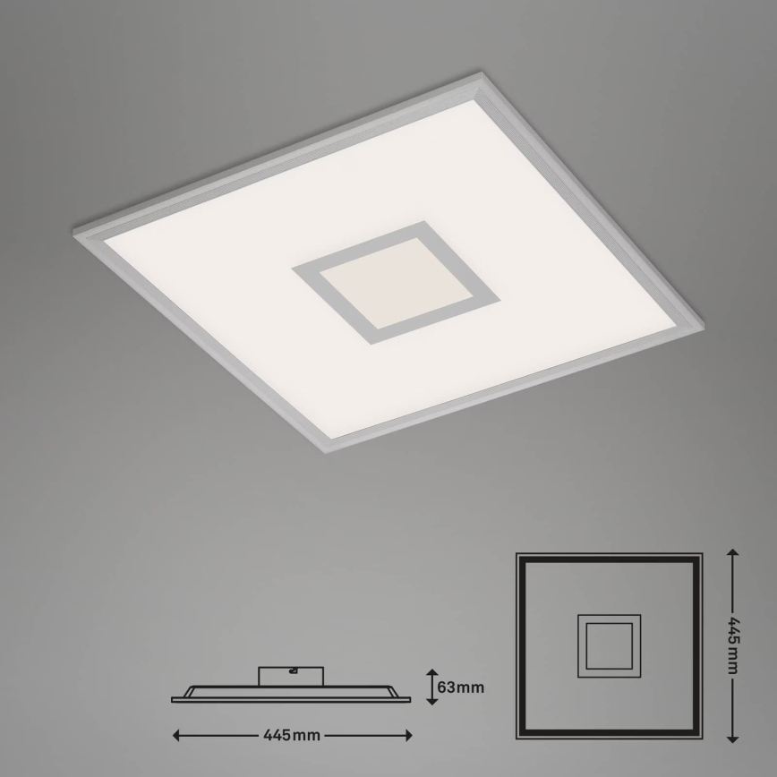 Brilo - LED loftlampe dæmpbar RGB-farver CENTRO LED/24W/230V 2700-6500K Wi-Fi Tuya + fjernbetjening