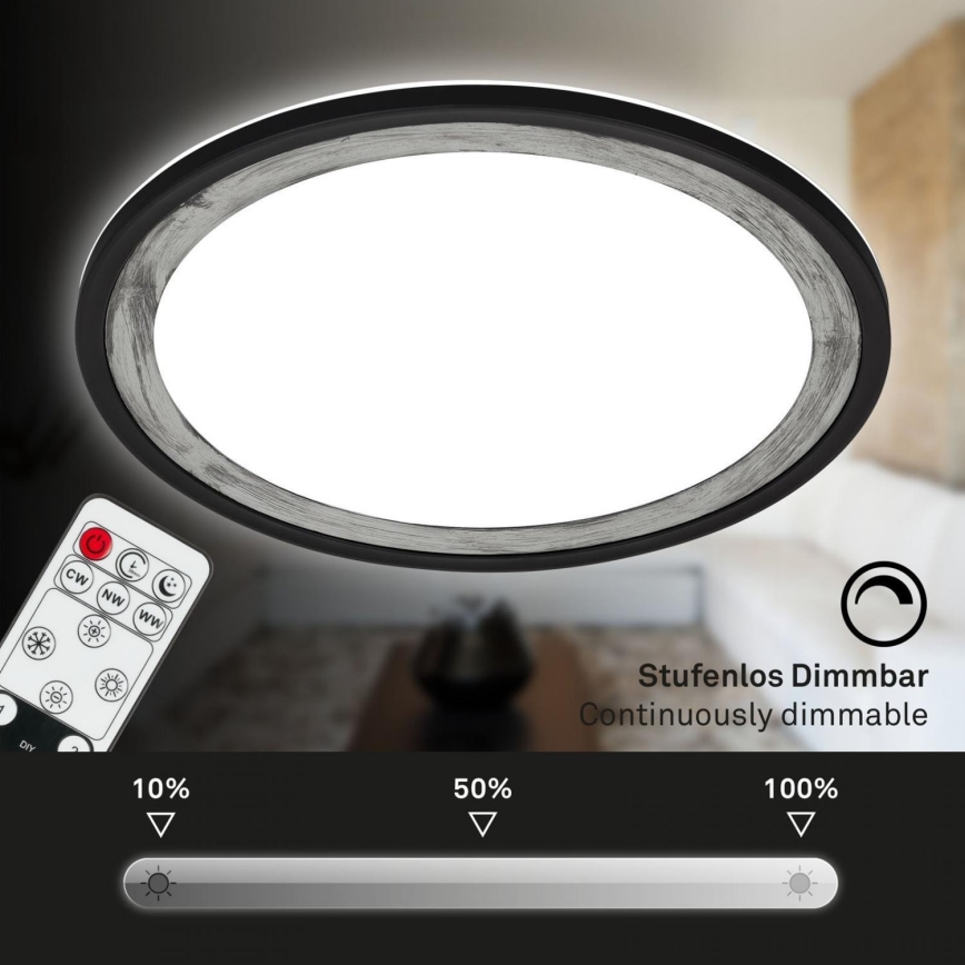 Brilo - LED loftlampe dæmpbar SLIM LED/22W/230V 2700-6500K + fjernbetjening