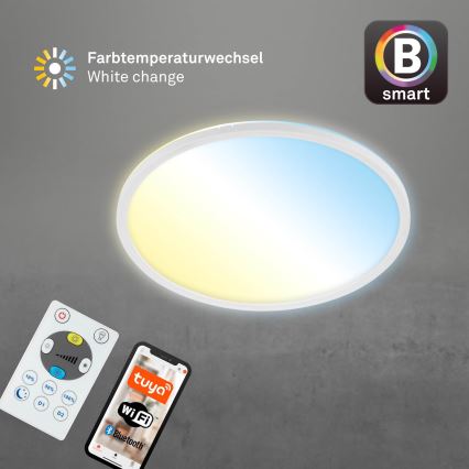 Brilo - LED loftlampe dæmpbar SLIM LED/22W/230V 2700-6500K Wi-Fi Tuya + fjernbetjening