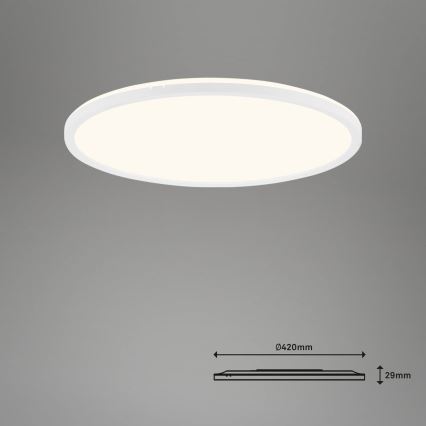 Brilo - LED loftlampe dæmpbar SLIM LED/22W/230V 2700-6500K Wi-Fi Tuya + fjernbetjening