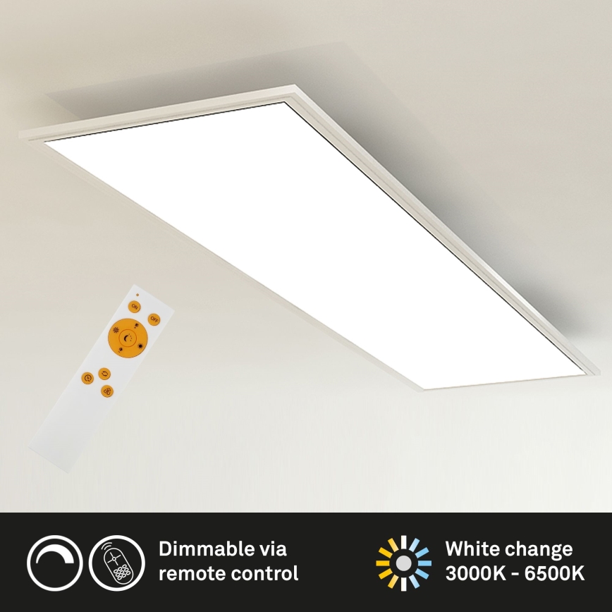 Brilo - LED loftlampe dæmpbar SLIM LED/24W/230V 3000-6500K 100x25 cm + fjernbetjening