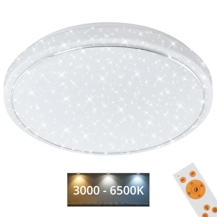Brilo - LED loftlampe dæmpbar STARRY SKY LED/18W/230V 3000-6500K + fjernbetjening