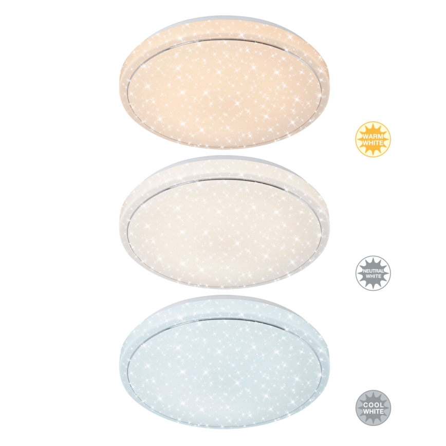 Brilo - LED loftlampe dæmpbar STARRY SKY LED/18W/230V 3000-6500K + fjernbetjening
