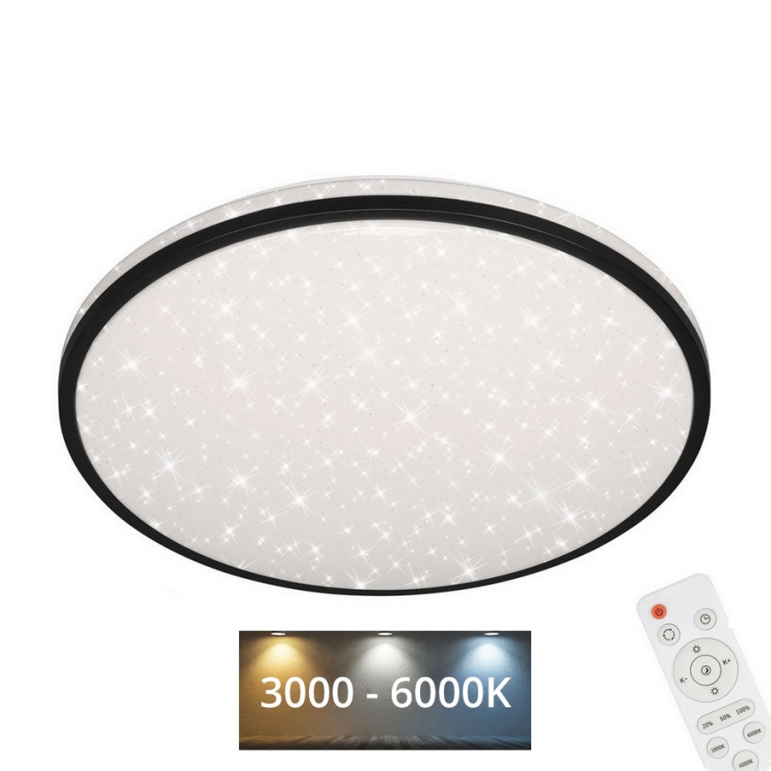 Brilo - LED loftlampe dæmpbar STARRY SKY LED/24W/230V 3000-6000K + fjernbetjening