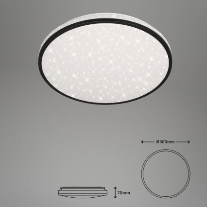 Brilo - LED loftlampe dæmpbar STARRY SKY LED/24W/230V 3000-6000K + fjernbetjening