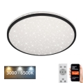 Brilo - LED loftlampe dæmpbar STARRY SKY LED/24W/230V 3000-6500K Wi-Fi Tuya + fjernbetjening