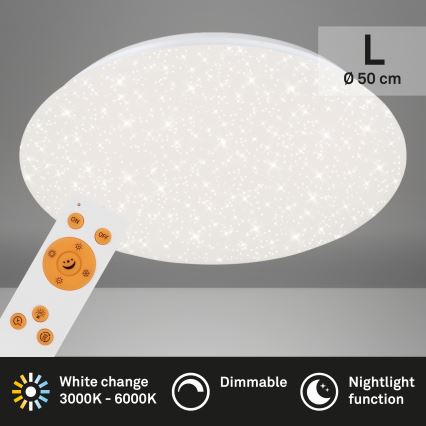 Brilo - LED loftlampe dæmpbar STARRY SKY LED/40W/230V 3000-6000K + fjernbetjening