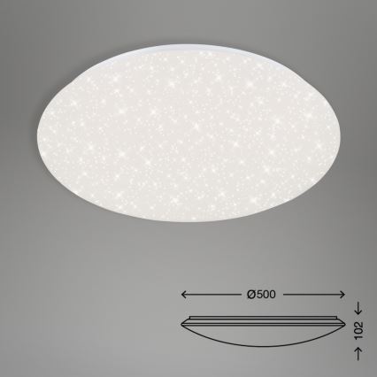 Brilo - LED loftlampe dæmpbar STARRY SKY LED/40W/230V 3000-6000K + fjernbetjening