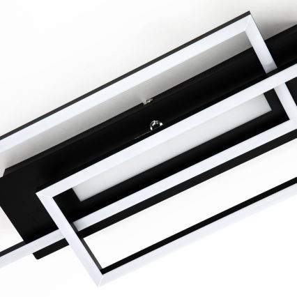 Brilo - LED loftlampe FRAME 2xLED/20W/230V sort