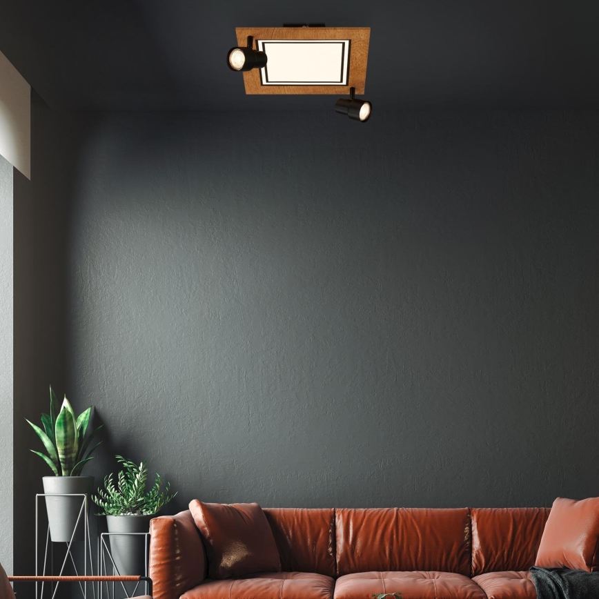 Brilo - LED loftlampe LED/12W/230V + 2xGU10/9W 3000K