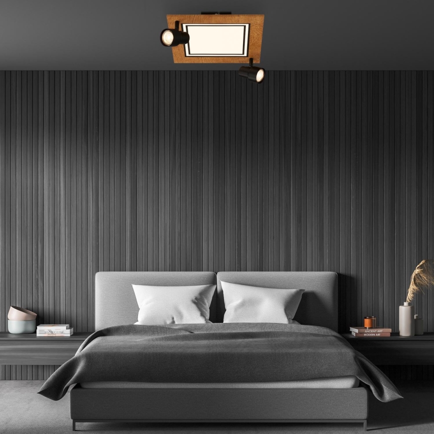 Brilo - LED loftlampe LED/12W/230V + 2xGU10/9W 3000K