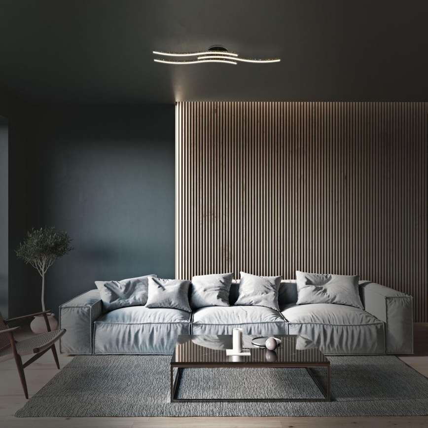 Brilo - LED loftlampe LED/19W/230V 3000K sort