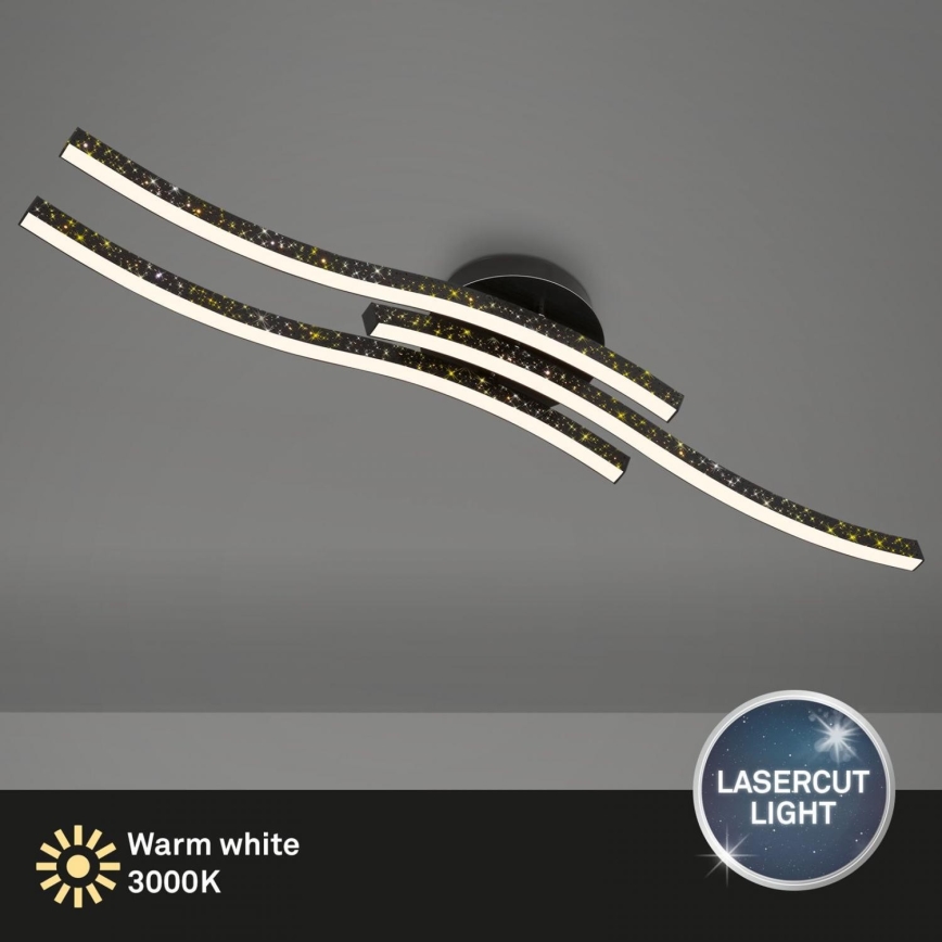 Brilo - LED loftlampe LED/19W/230V 3000K sort
