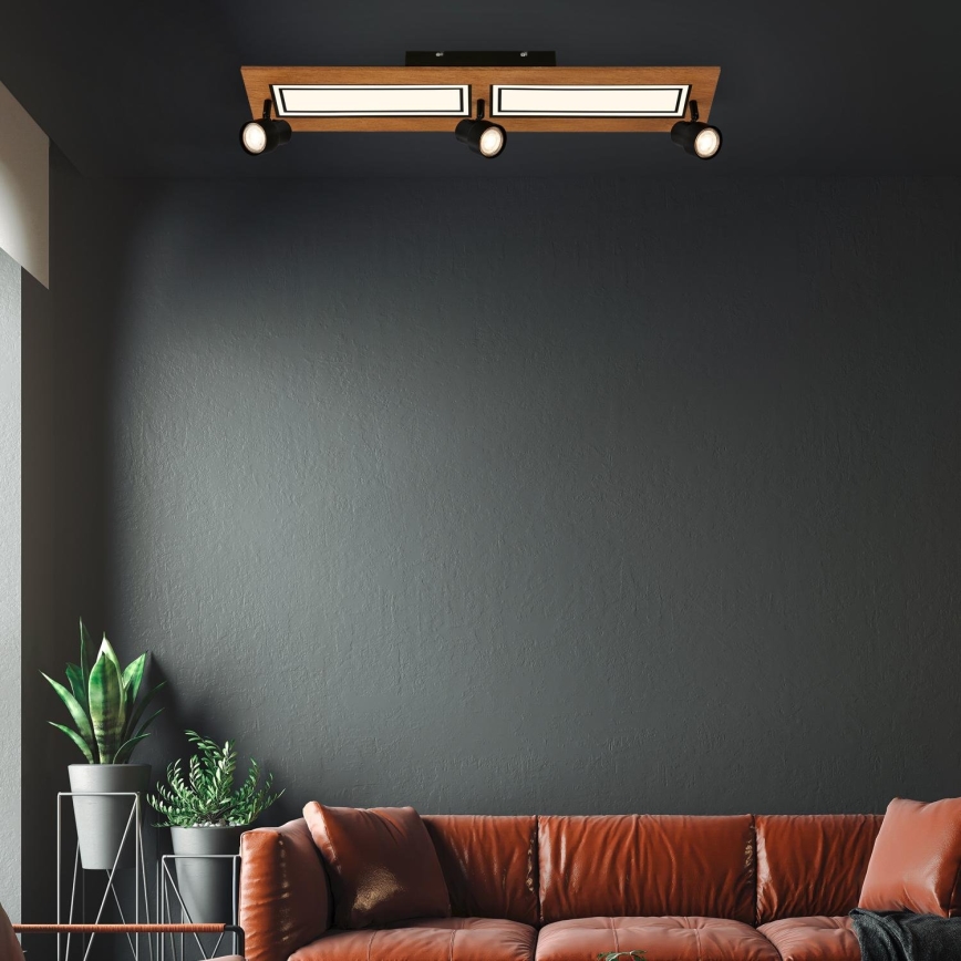 Brilo - LED loftlampe LED/24W/230V + 3xGU10/9W 3000K
