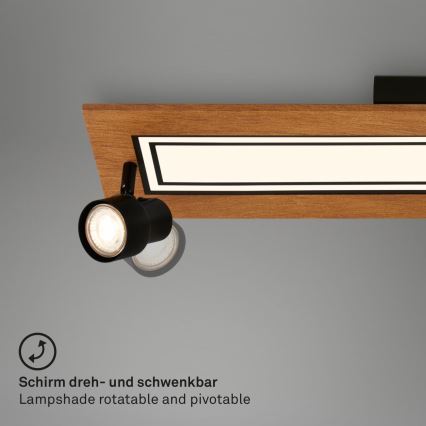 Brilo - LED loftlampe LED/24W/230V + 3xGU10/9W 3000K