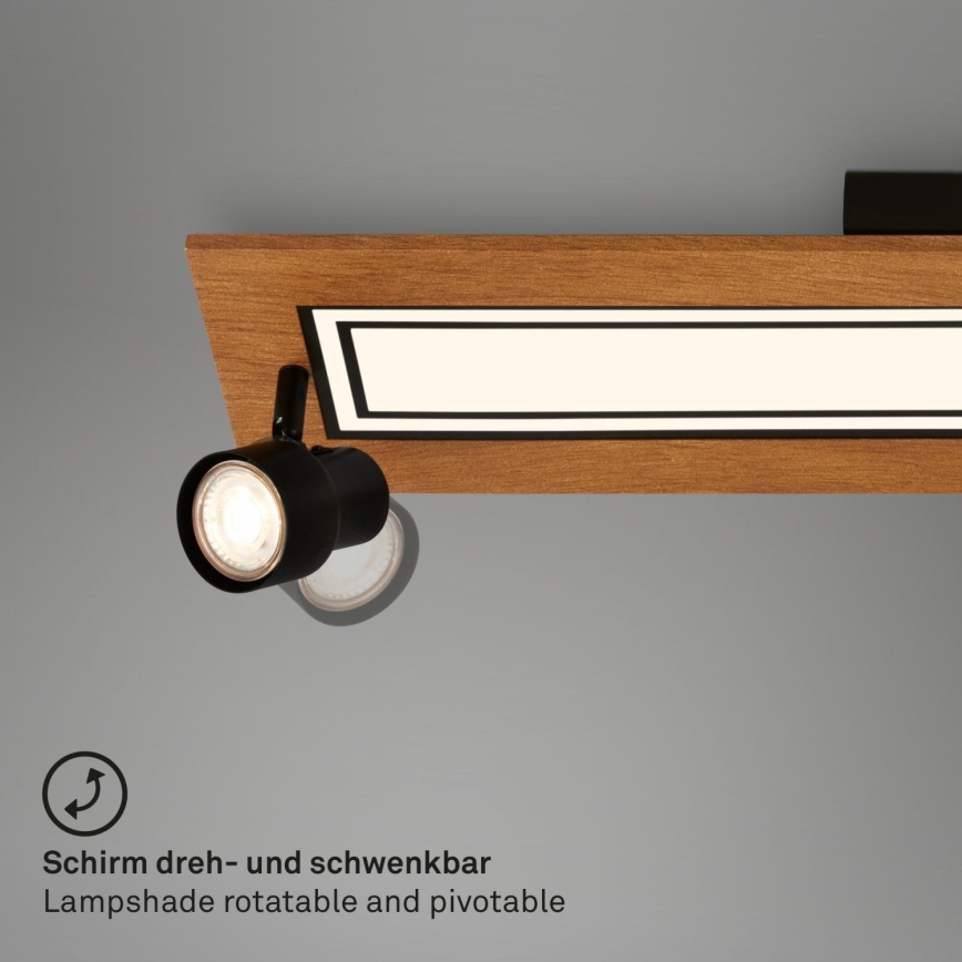 Brilo - LED loftlampe LED/24W/230V + 3xGU10/9W 3000K