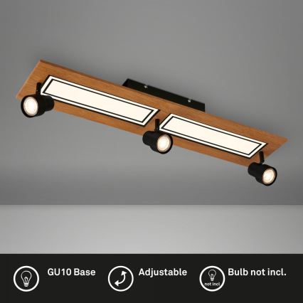 Brilo - LED loftlampe LED/24W/230V + 3xGU10/9W 3000K