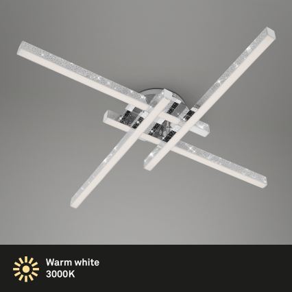 Brilo - LED loftlampe REY 4xLED/5W/230V skinnende krom