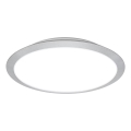 Brilo - LED loftlampe til badeværelset CTS LED/21W/230V 3000/4000K IP44 Ø 37 cm mat krom
