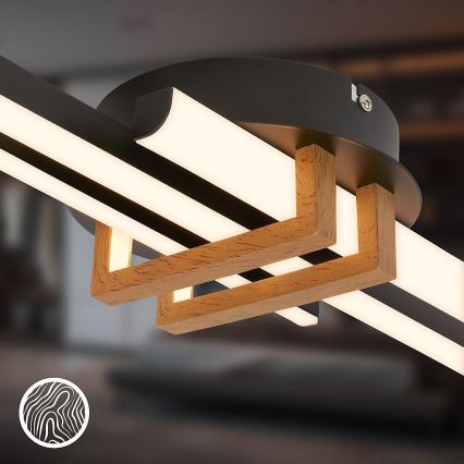 Brilo - LED loftlampe TINKA LED/21W/230V 3000K sort