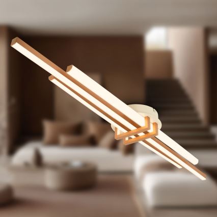 Brilo - LED loftlampe TINKA LED/30W/230V 3000K kobberfarvet